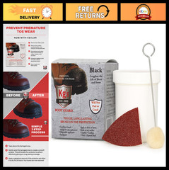 Boot Guard Brush-On Toe Protection – Liquid Safety Coating for Durable Boot Defe