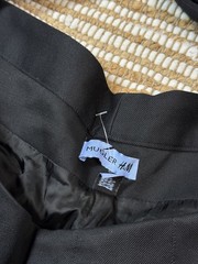 Mugler X H&M Black Cut Out Tailored Wool Trouser UK-US 38 EU 54 RARE Avantgarde