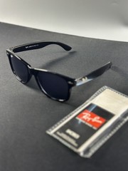 Ray-Ban Classic Retro Polarized Sunglasses Men UV Protection Black Frame Stylish