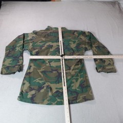 USMC ERDL Jungle Camo Jacket Mens Small Uniform Shirt Slant Pocket Vietnam 70s