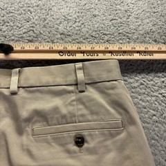 Brooks Brothers Chino Pants Mens 38×32 Beige Cotton Advantage Chino Hudson Fit
