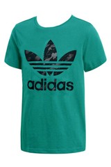 Adidas Men’s T-Shirt Trefoil Logo Design Graphic Classic Short Sleeve Shirt