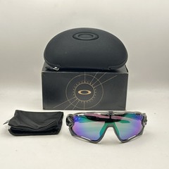 Oakley Mens Jawbreaker Full Rim Shield Sunglasses OO9290 Gray Ink
