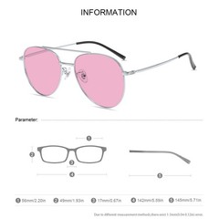 Women’s β‑Titanium Full‑Rim Reading Glasses Solid Pink Tinted Outdoor Sunglasses