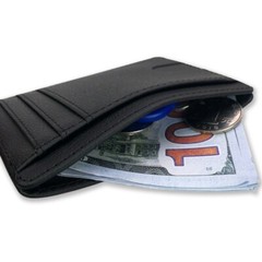 For Men Leather Wallet RFID Blocking Slim Flat Wallet Card Case ID Card Holder
