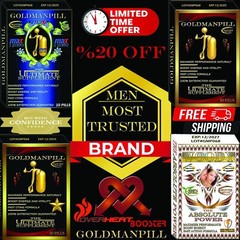 Go Goldman, Natural Male Enhancement Pill GUARANTEED POWERFUL ERECTION 10 Pills