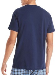 Hanes 6-Pack Pocket Tee Men’s T-Shirt Soft and Breathable Assorted