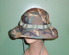Vintage Vietnam Era ERDL Camo Ripstop Jungle Boonie Hat Cap Type II All Sizes