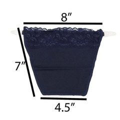 Cami Secret Set of 3 Clip-on Mock Camisoles, Navy, Ivory, Brown (As Seen on TV)
