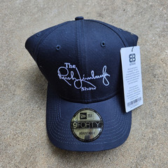New Era Navy 9FORTY Adjustable Baseball Cap “The D” Solid Casual One Size