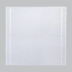 White Arab Square Scarf for Women Men Muslim Shawl Headwrap Plaid Stripe Printed