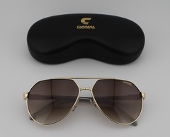 CARRERA Men’s Aviator Sunglasses Gold CA1067-2F7-62 Size 62mm 145mm 14mm New