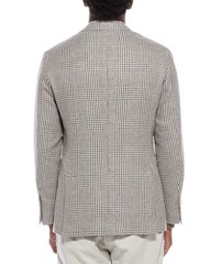 BRUNELLO CUCINELLI MEN’S PLAID DECONSTRUCTED BLAZER MSRP $5395