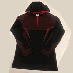 Men’s Quick Dry Compression Hoodie Long Sleeve Half Zip Gym Shirt Sports Tops