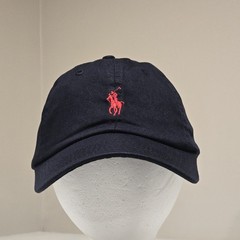 Polo Ralph Lauren Men’s One Size Cotton Chino Adjustable Ball Cap Black Red