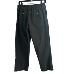 David Taylor Men’s Khaki Pants Cotton Blend Elastic Back Waist Gray Sz 34×29