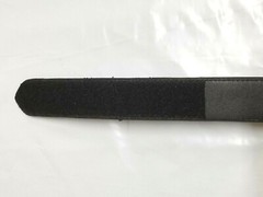 NEW Snap On Tools Men’s Genuine Leather No-Scratch Black Work Belt Hook & Loop