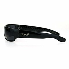 Locs Mad Dog Hardcore Gangster Cholo Narrow Rectangular Sunglasses