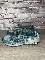 Chaco Outcross Evo Free Teal Green Mesh Synthetic Shoes Women’s Sz 7.5M US/38EU
