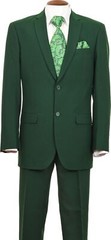 Men’s Formal Regular Fit Suit 2 Piece Two Button Jacket & Pants 702P