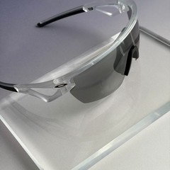 Oakley Sphaera Sunglasses Matte Clear Frame PRIZM Grey Polarized