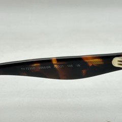 Tory Burch Womens Square Thick Full Rim Sunglasses TY7235D Tortoise